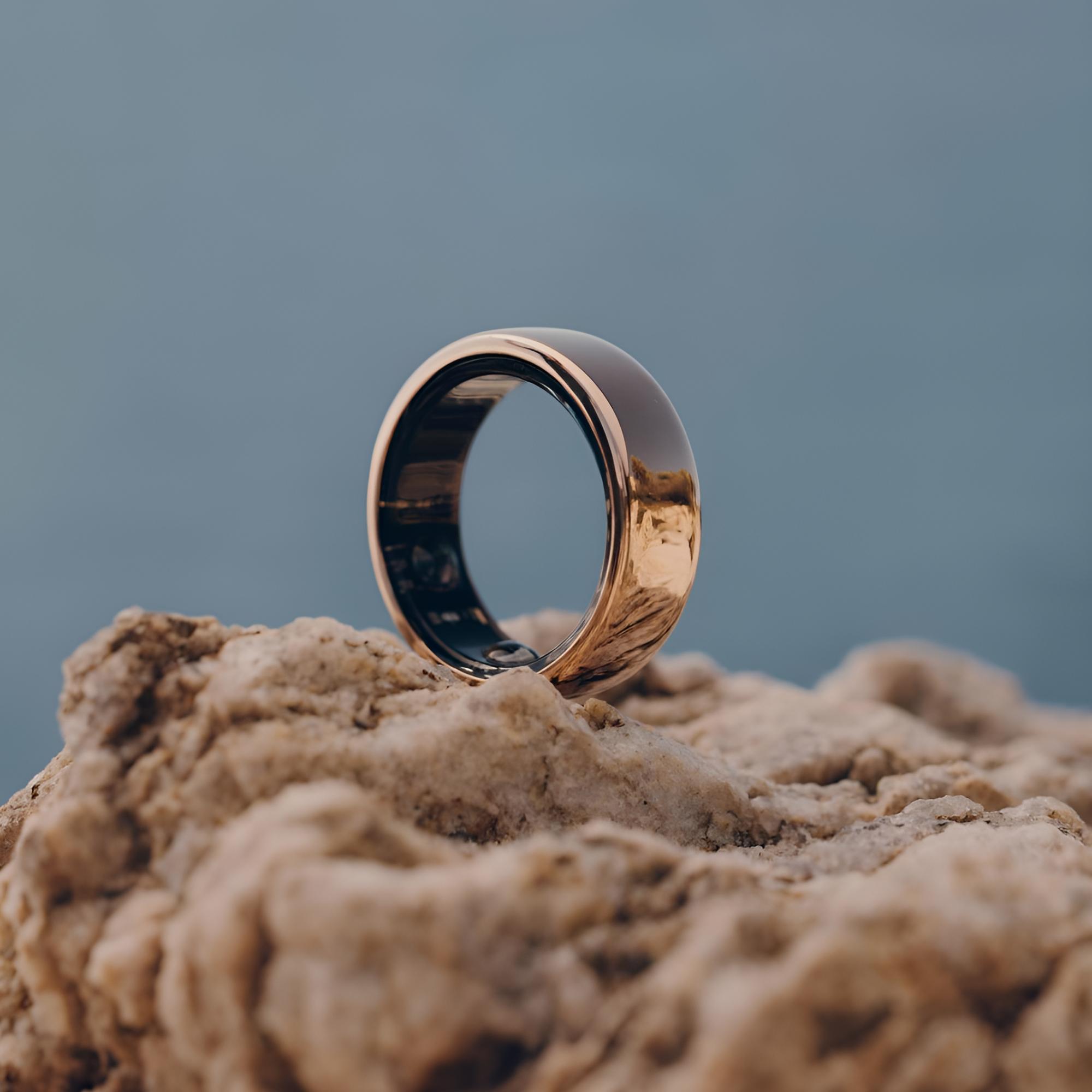 Smart titanium ring for health monitoring