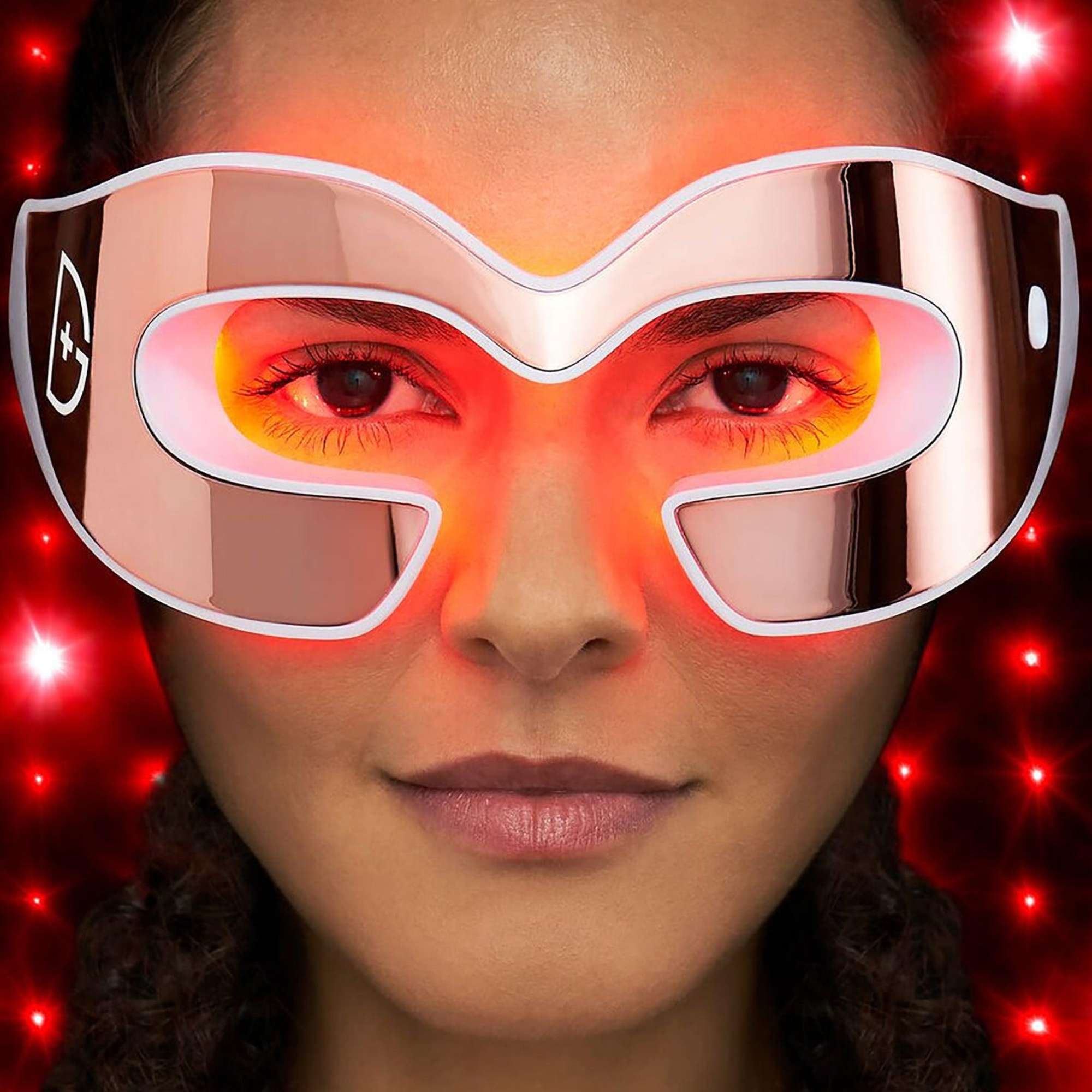 LED light therapy device designed for targeted eye care